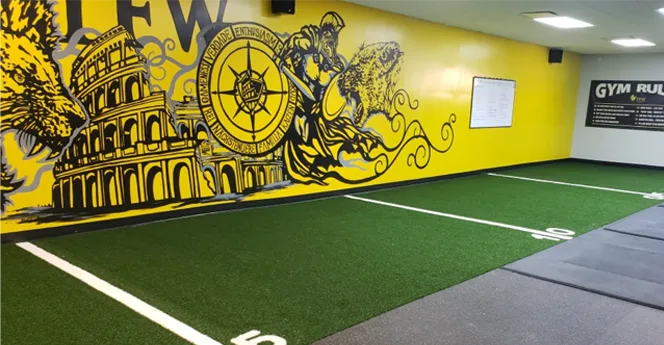 athletic turf for training